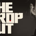 The Dropout cover image header, the podcast's style and a picture of Elizabeth Holmes