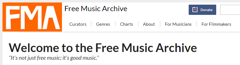 Music for Podcasts Free is basically all the FMA does.